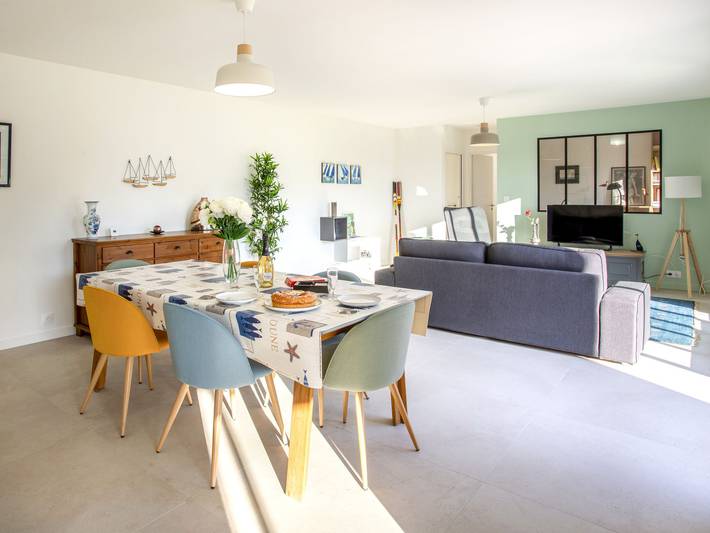 Ferienhaus für 4 Personen, mit Terrasse und Garten, mit Haustier