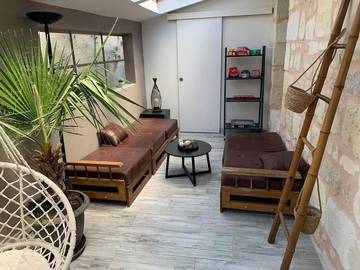 Location de vacances pour 6 personnes, avec jardin, adapté aux familles à Labarde