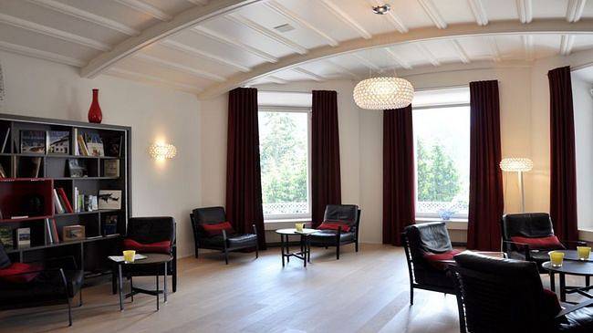 Hotel Belvédère - Einzelzimmer  Motta Naluns Nordseite in Tarasp Kurhaus, Scuol