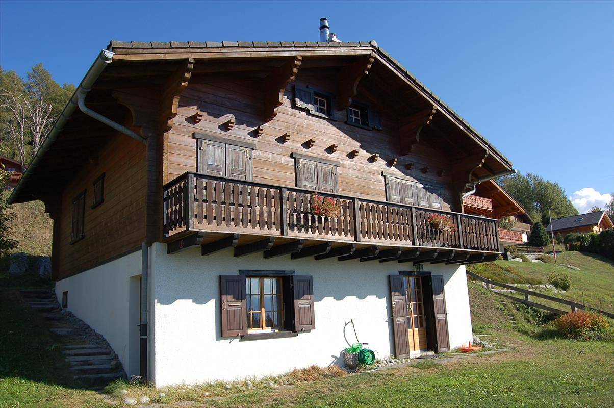 Ganze Wohnung, Leigier n°160, wohnung mit panoramablick auf das tal in Mont-Noble, Walliser Alpen