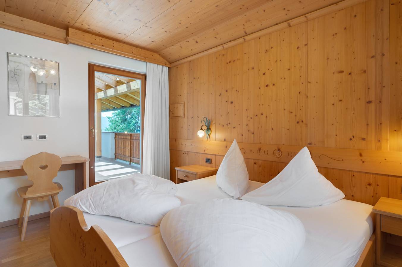Ganze Wohnung, Ferienwohnung 'Villa Nussbaumer B' mit Bergblick, privater Terrasse und Wi-Fi in Seis am Schlern, Kastelruth