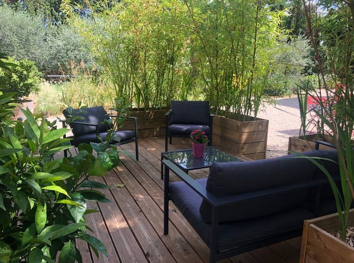 Gîte pour 3 personnes, avec jardin ainsi que terrasse et piscine à Le Pontet - 4