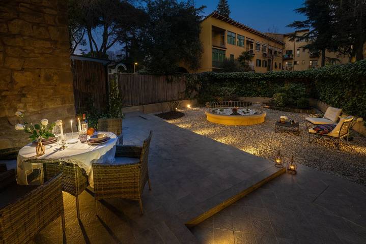 Apartament wakacyjny dla 4 osób, z Ogród w Florencja