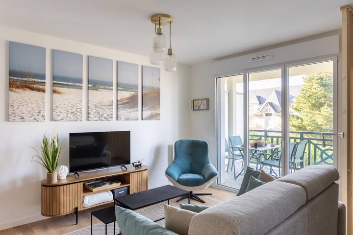 Gîte pour 4 personnes, avec Balcon dans Sables d'Or les Pins - 3