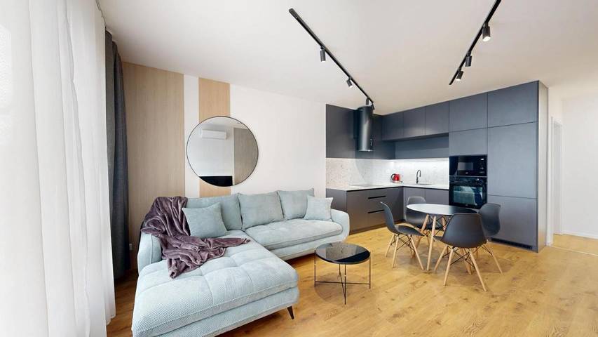 Appartement de vacances pour 5 personnes, avec Balcon et Terrasse ainsi que Jardin et Vue