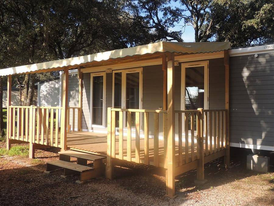 Camping le Domaine de Gajan - Mobilheim 4 personen - Prestige - 2 Schlafzimmer in Boisseron, Montpellier und Umgebung