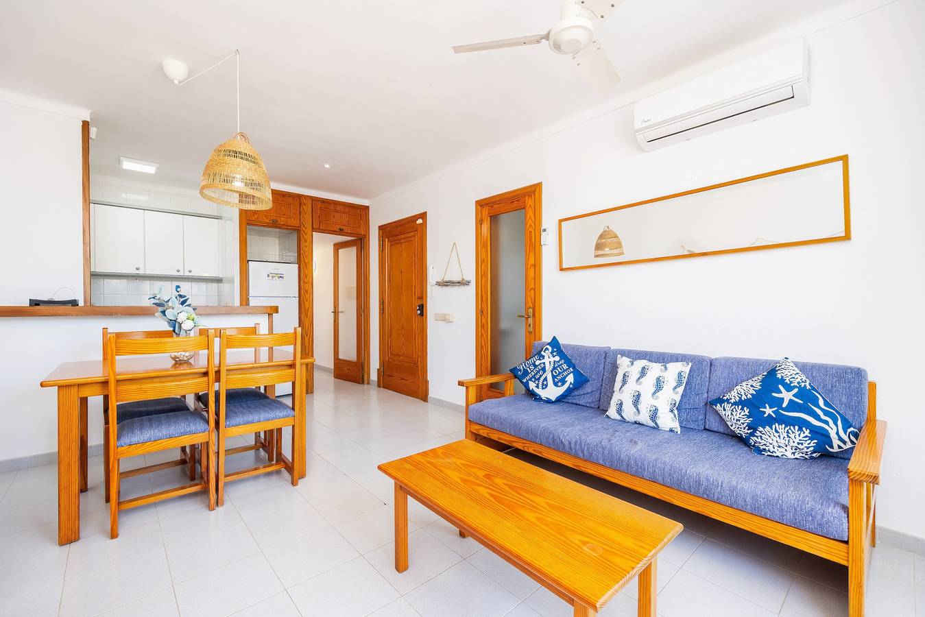 Ganze Wohnung, Ferienwohnung 'Can Vidal Cabrera' mit privater Terrasse, strandnah (Touristensteuer inkl.) in Colònia de Sant Jordi, Ses Salines