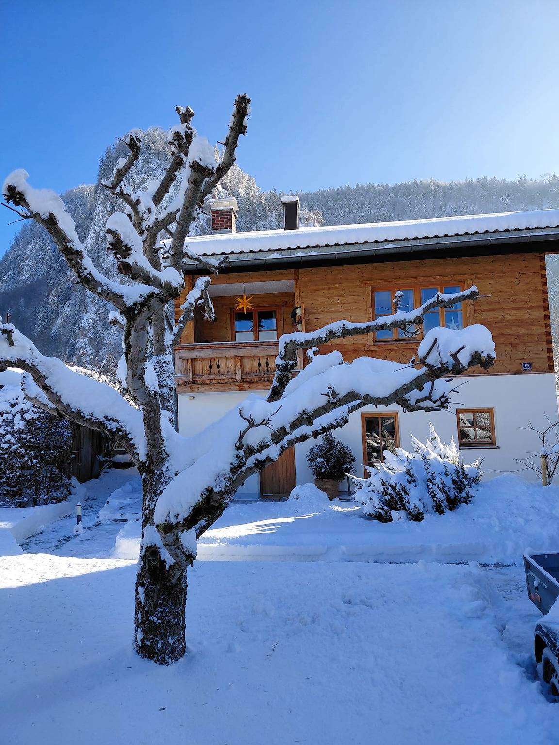 Ganze Ferienwohnung, Beim Kaindei - Ferienwohnung, 50m² für 2-4 Personen, Wohnküche, Schlafzimmer, Dusche/Wc, Terrasse, behindertenfreundlich in Oberwössen, Unterwössen