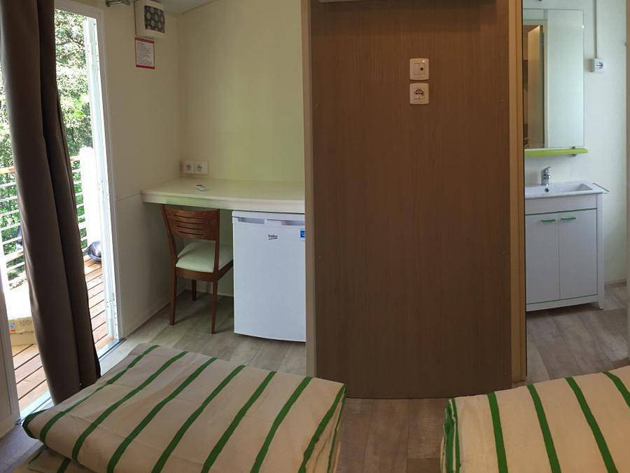 Camping Boschetto di Piemma - Mobilhome 3 personas - Green Room in San Gimignano, Provincia de Siena