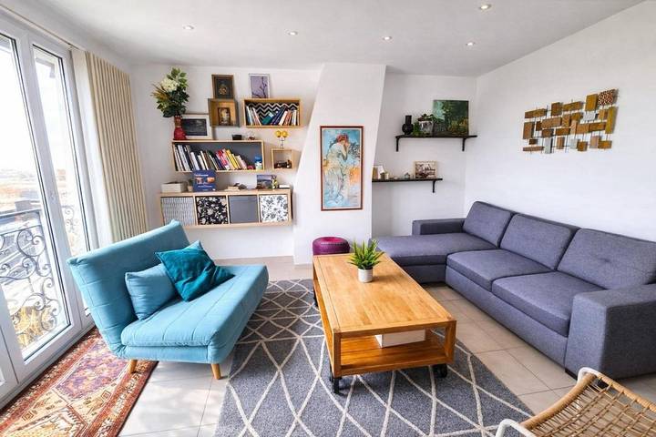 Maison de vacances pour 8 personnes, avec Balcon et Terrasse ainsi que Jardin et Vue à Bonsecours