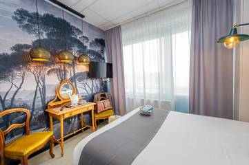 Hôtel pour 2 personnes, avec terrasse, animaux acceptés à Francheville