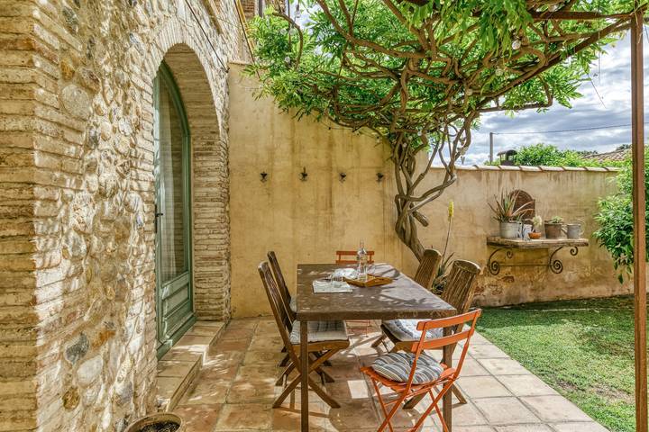 Ferienhaus "Casa Slow" mit privatem Pool, privater Terrasse und WLAN in Riumors, Oberampurien
