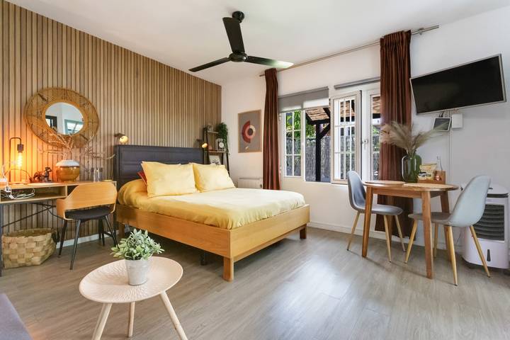 Apartamento para 2 personas, con jardín, Se admiten mascotas en San Cristóbal de La Laguna
