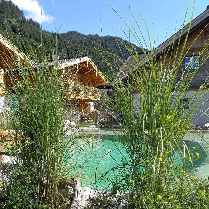 Hütte für 10 Personen, mit Garten und Seeblick sowie Pool und Sauna, kinderfreundlich im Salzburger Land - 3