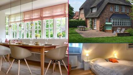 Ferienhaus für 6 Personen, mit Garten und Terrasse, kinderfreundlich in Borgsum