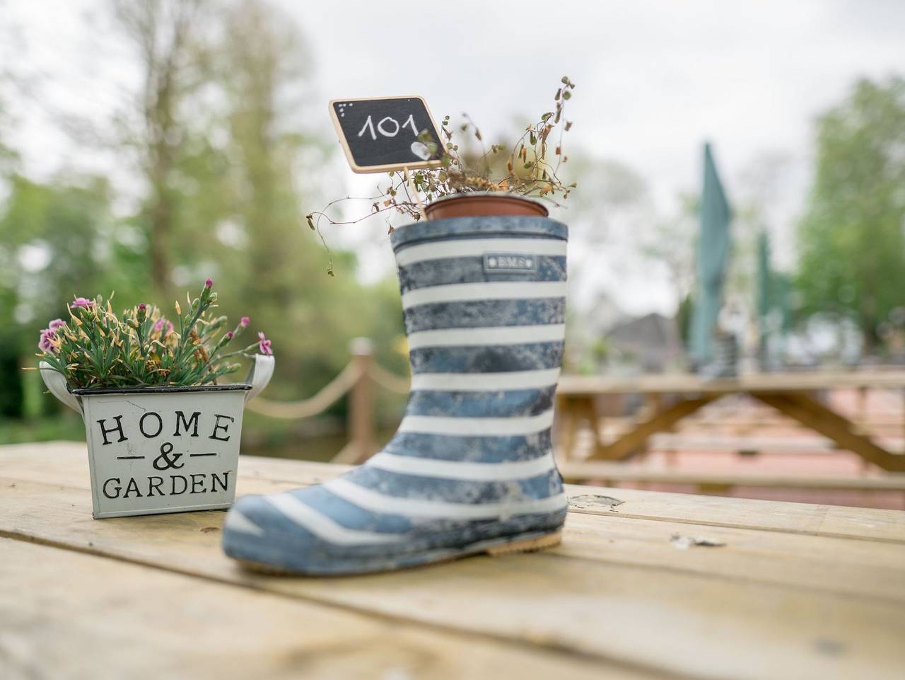 Hotel-Restaurant Bootshaus - Doppelzimmer, Hofseite in Bedekaspel, Südbrookmerland