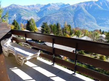 Gîte pour 4 personnes, avec balcon à Leytron