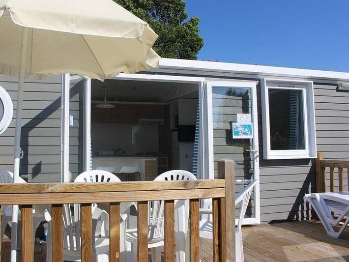 Camping Du Lac Terre d'Auge - Mobilheim 6 personen - Mobilheim 3 Zimmer 32m² in Sainte-Famille-en-Auge, Lisieux und Umgebung