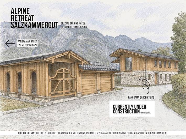 Ganze Ferienwohnung, Panorama Garden Suite - Alpine Retreat Salzkammergut - Panorama Garden Suite – Alpine Retreat Salzkammergut in Bad Goisern, Dachstein Salzkammergut