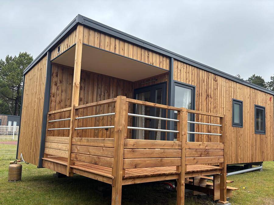 Camping Domaine de La Pinede - Mobilhome 6 personnes - Cabane Confort + 3 chambres in Étaples, Région de Montreuil