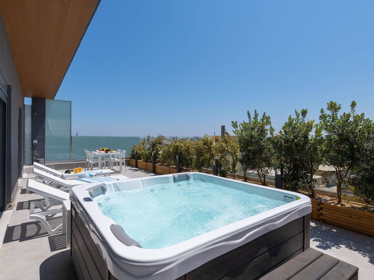 Ganze Wohnung, Rhodes Skyline Suites in Rhodos Stadt, Rhodos