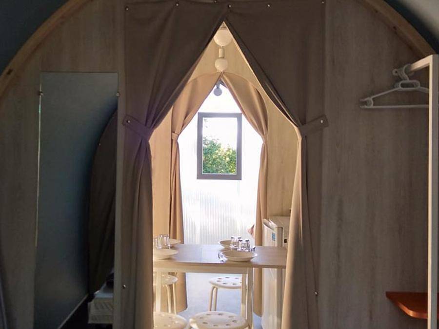 Camping Le Roc del Rey - Bungalowzelt 4 personen - Coco sweet (Sonntag bis Sonntag von 07/07/24 bis 01/09/24) 2/4 Pers. in Belloc, Ariège