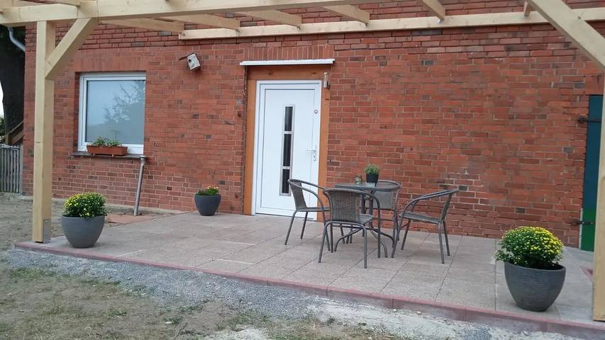 Ferienwohnung für 3 Personen, mit Garten und Terrasse, mit Haustier in Damnatz