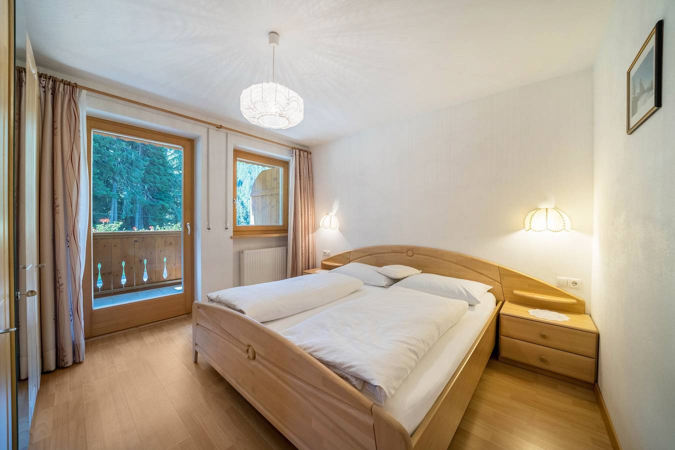 Ganze Wohnung, Ferienhaus "Maria Edelweiss" mit Bergblick, Balkon, Terrasse & Sauna in Capanne di Fuori, Moos in Passeier