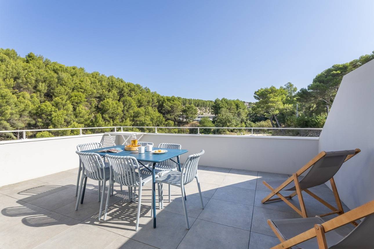 Appartement entier, Cap Cassis Calanques 2p6p Duplex Terrace in Roquefort-la-Bédoule, Région de Marseille