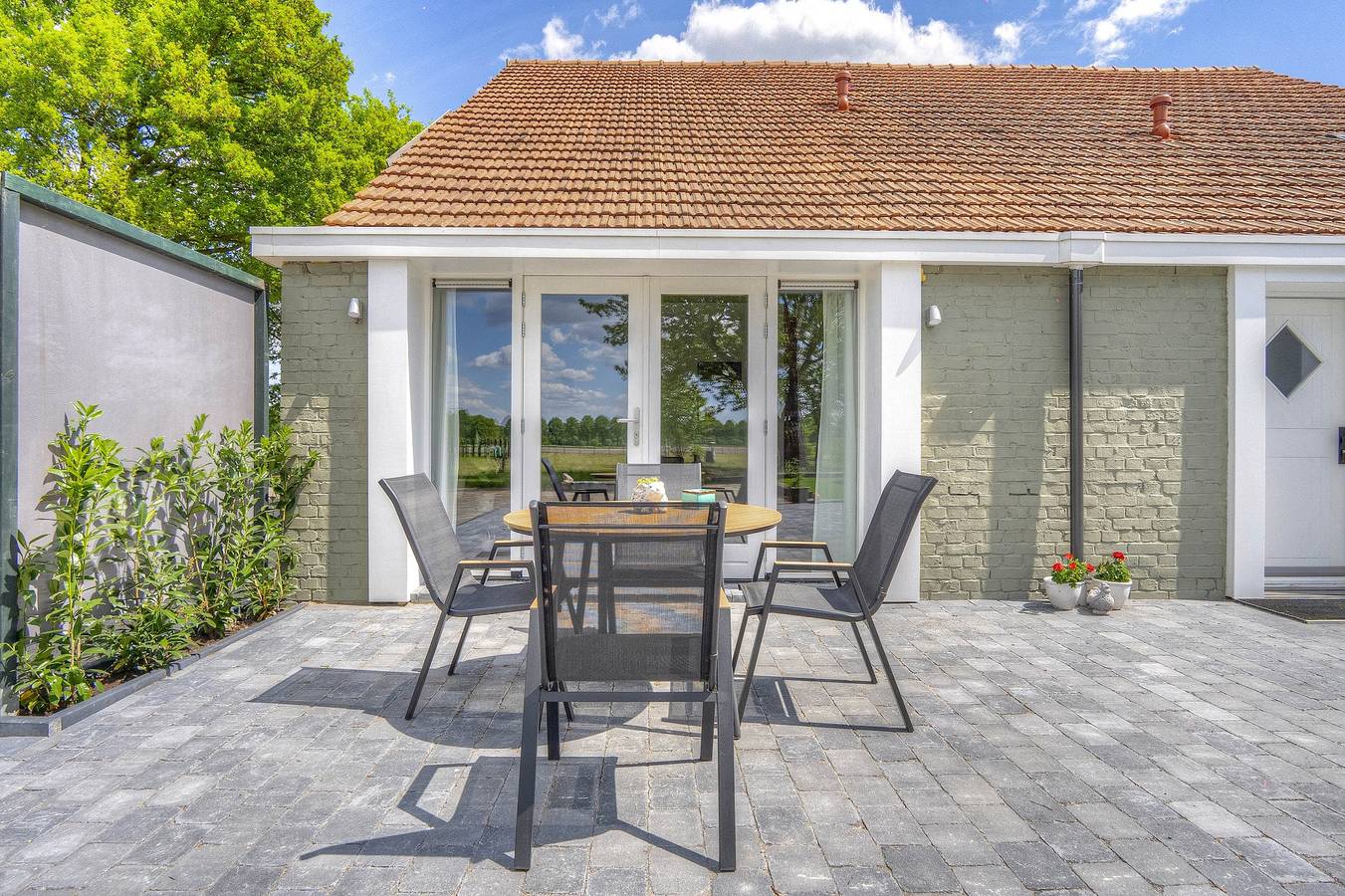 Ferienhaus 'Land Hof Spelle' mit privater Terrasse, privatem Garten und Wi-Fi in Schapen, Emsland