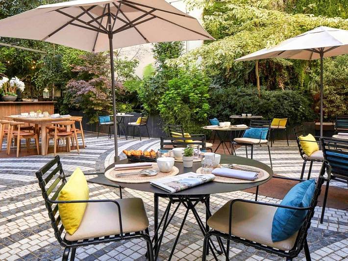 Hôtel pour 4 personnes, avec jardin