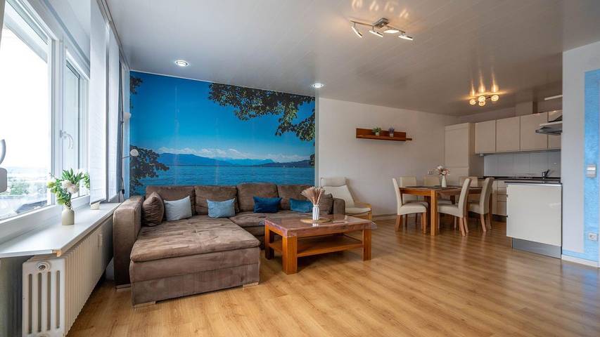 Ferienwohnung für 6 Personen, mit Sauna und Pool sowie Balkon und Ausblick - 1