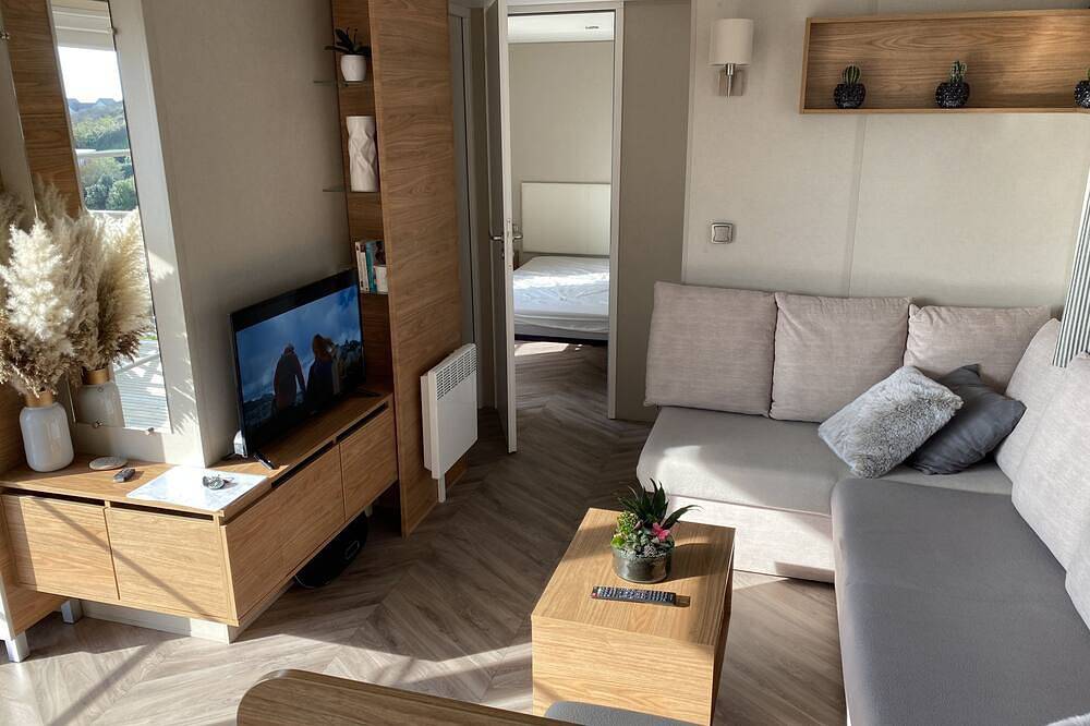Location mobil home neuf vue mer in Équihen-Plage, Région de Boulogne-sur-Mer
