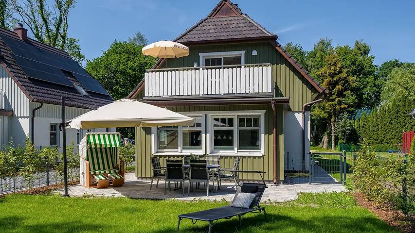 Ferienhaus für 6 Personen, mit Sauna und Garten sowie Terrasse, mit Haustier
