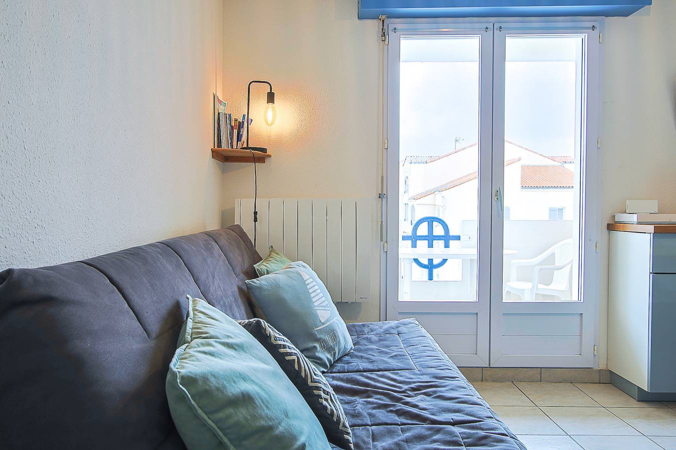 Ganze Wohnung, Ferienwohnung 'Apt Vue Mer - Balcon - Parking' mit Meerblick, Balkon und Wlan in Château-d'Olonne, Les Sables-d'Olonne