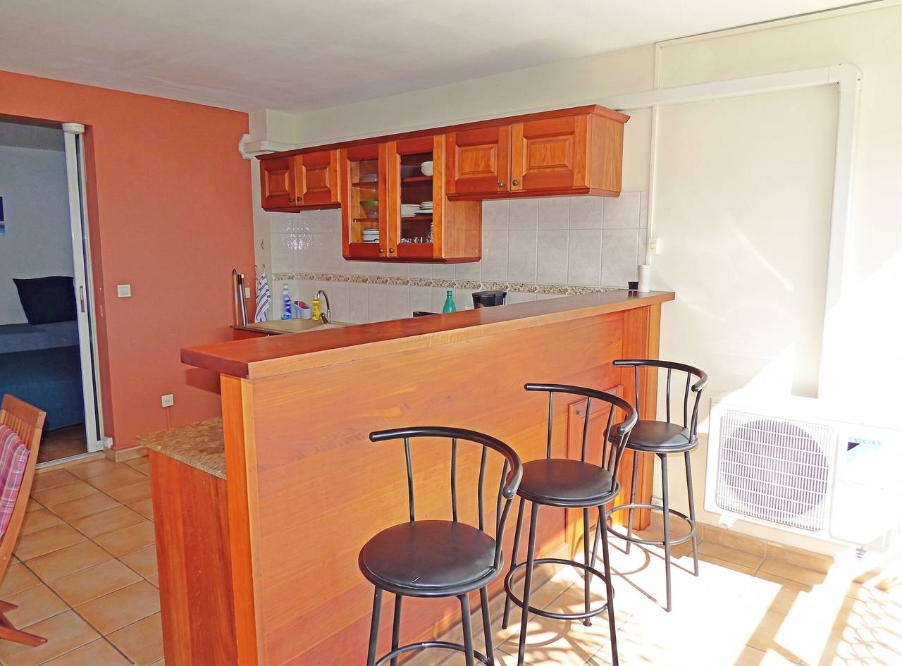 Estudio entero, Encantador estudio en Les Trois-Îlets, 32 m² con balcón luminoso in Anse Mitan, Les Trois-Îlets