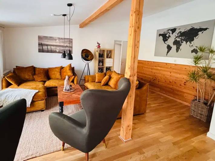 Ferienwohnung für 8 Personen, mit Terrasse und Garten sowie Ausblick in Tating - 2