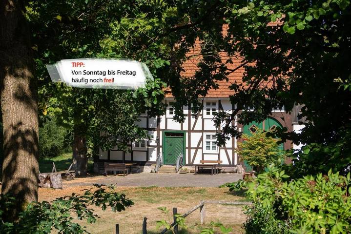 Ferienhaus für 15 Personen, mit Garten und Ausblick sowie Seeblick, mit Haustier im Teutoburger Wald - 3