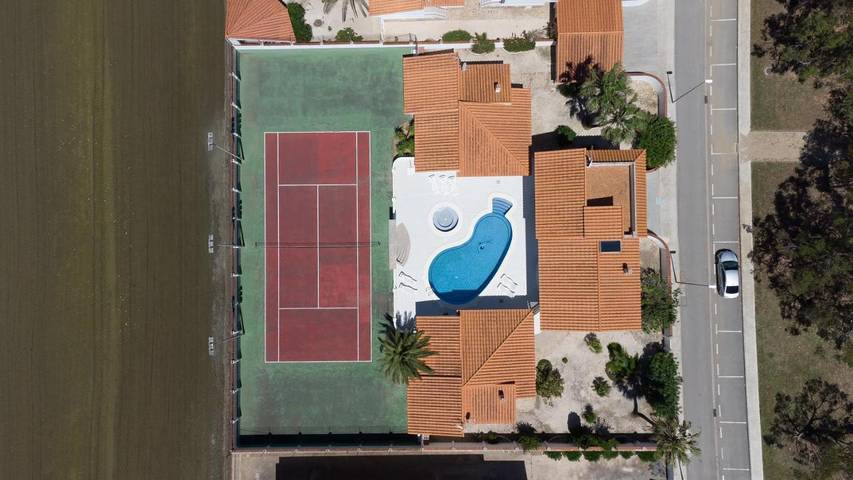 Casa rural para 5 personas, con Terraza y Jardín además de Piscina y Vistas en Amposta