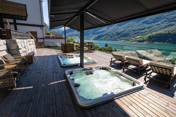Hotel für 2 Personen, mit Ausblick und Terrasse in Geirangerfjord - 3