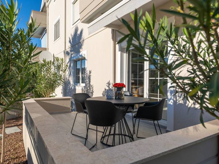 Ferienwohnung für 4 Personen, mit Garten in Funtana