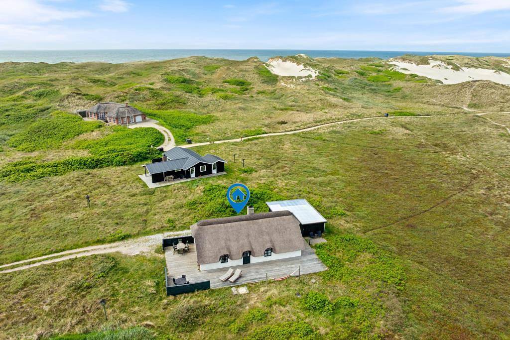 Charmantes Reetdachhaus in sehr schöner Lage in Skodbjerge, Haurvig