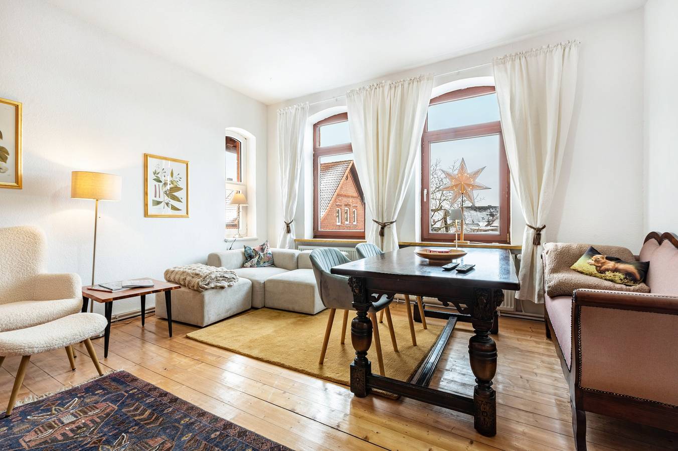 Ganze Wohnung, Apartment „Löwenstein“ mit Gemeinschaftsgarten und Wlan in Hoya, Aller-Leine-Tal