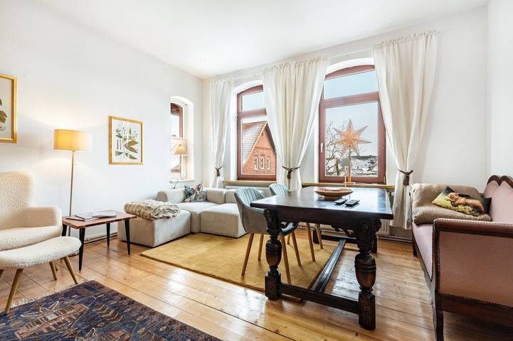 Ganze Wohnung, Apartment „Löwenstein“ mit Gemeinschaftsgarten und Wlan in Hoya, Aller-Leine-Tal