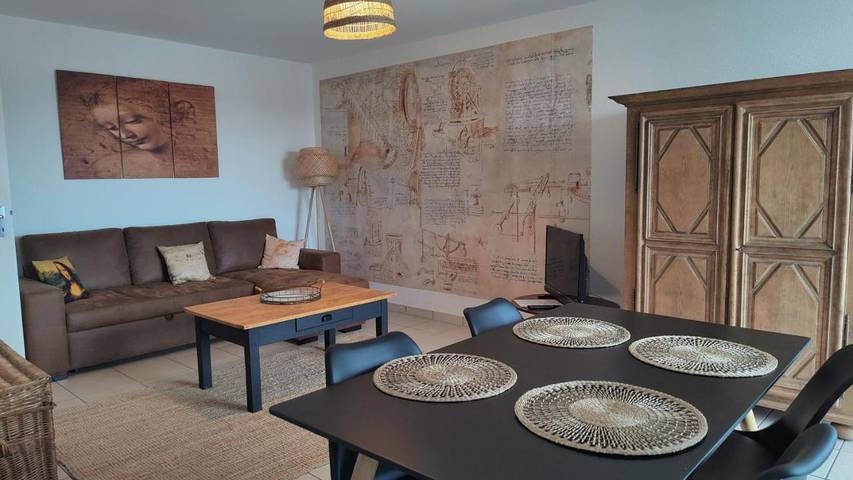 Appartement de vacances pour 4 personnes, avec balcon et piscine