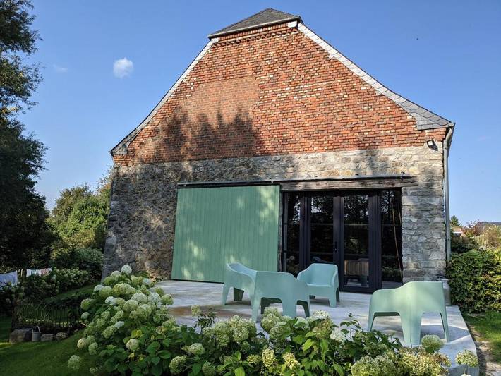 Chambre d’hôte pour 2 personnes, avec Terrasse ainsi que Jardin et Vue à Hestrud