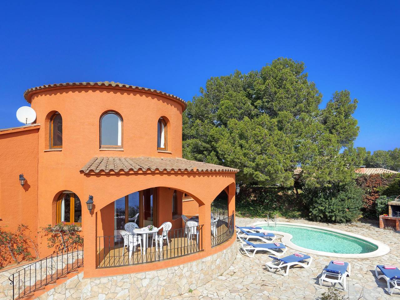 Angela- villa con vistas al mar y piscina privada-Tamariu-Costa Brava in Aigua Xelida, Tamariu