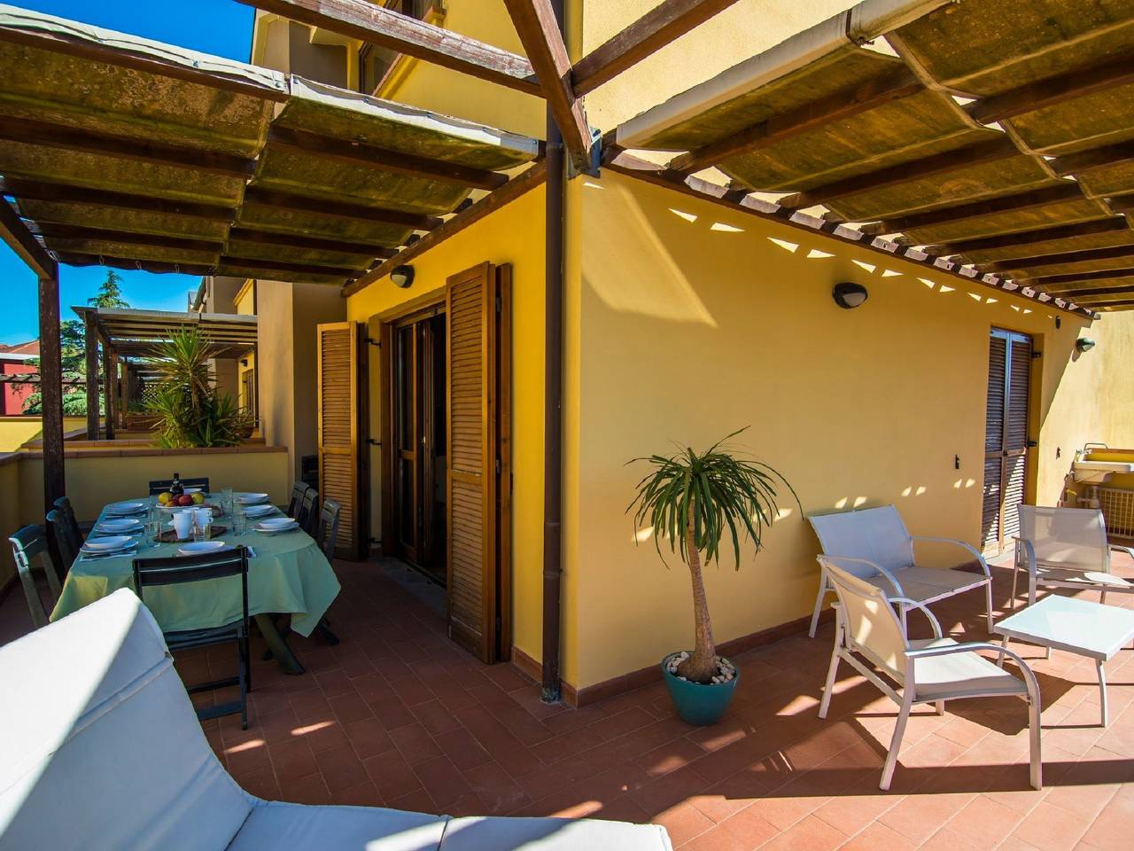 Ganze Wohnung, Wohnung in Alberese mit Panoramaterrasse in Parco Naturale della Maremma