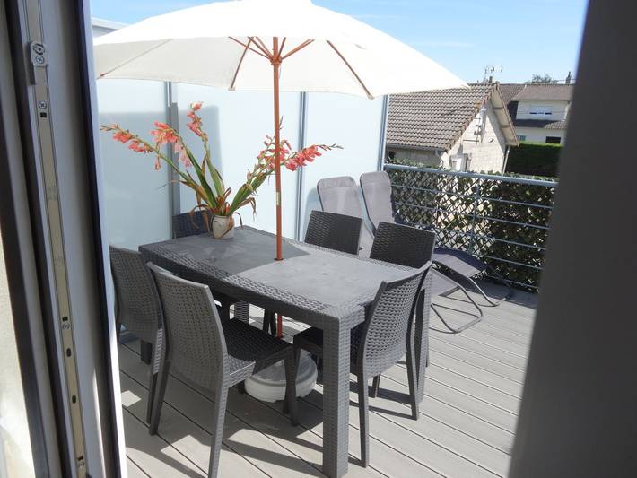 Appartement de vacances pour 6 personnes, avec balcon