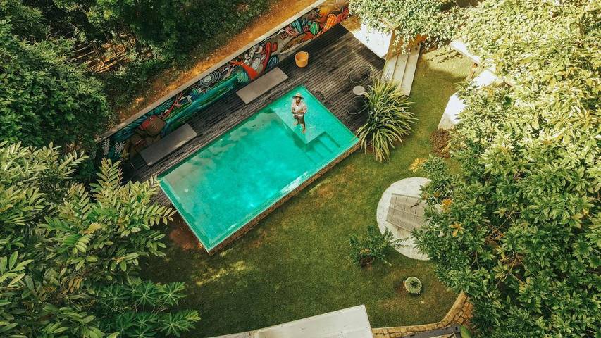 Pousadas para 2 pessoas, com jardim e piscina infantil e ainda piscina na Chapada Diamantina